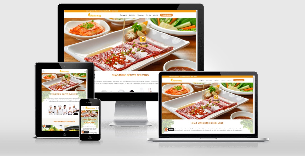 Thiết kế Website Nhà hàng