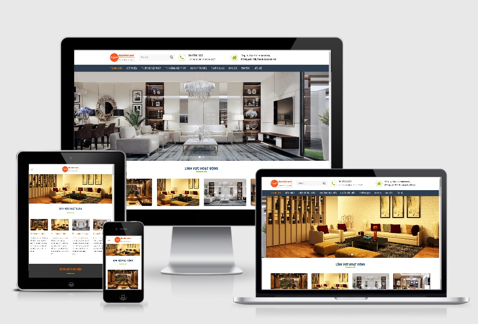 Thiết kế website Nội thất