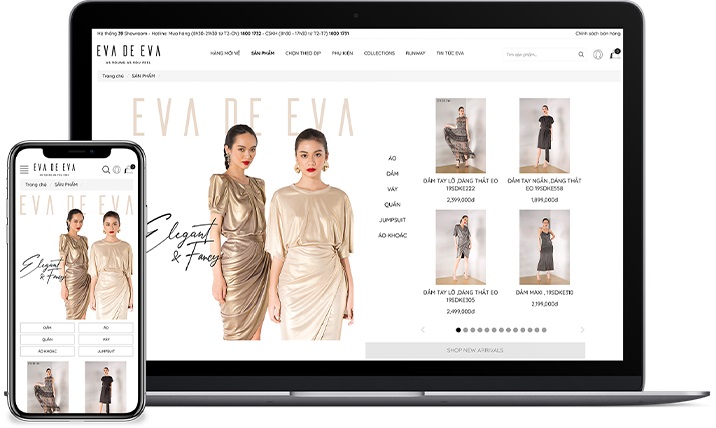 Thiết kế Website Thời trang