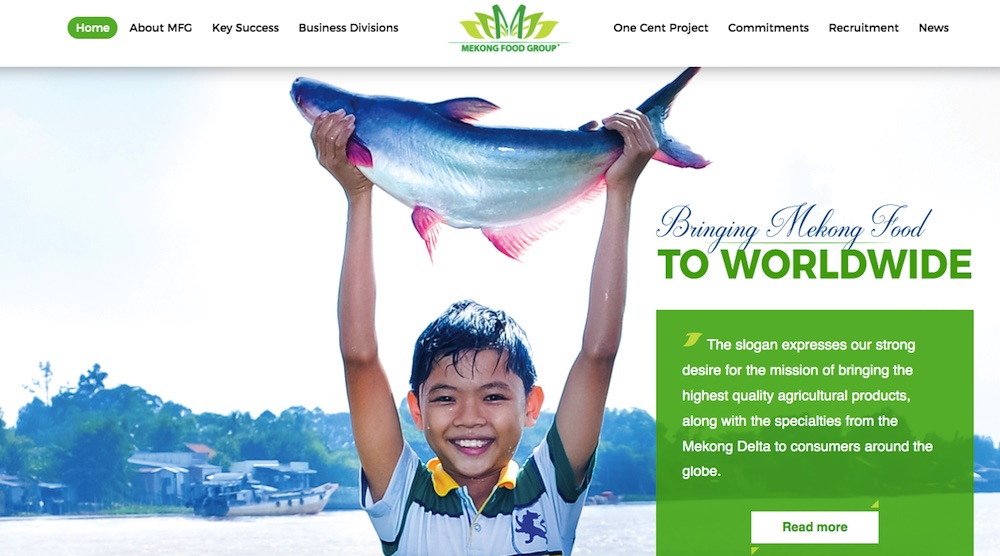 Thiết kế website Thủy Hải Sản